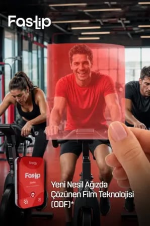 Fastlip Energy Strip Form 30 Film Tablet - Fast Enerji L-Teanin, Ginseng, Kafein ve Vitamin