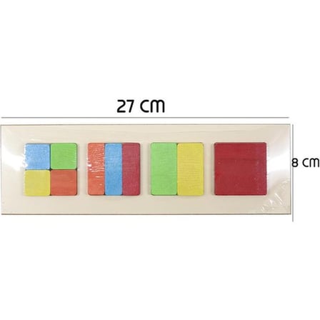 Can Toys Ahşap Eğitici Bultak K.Kesir 9x27cm PR-85