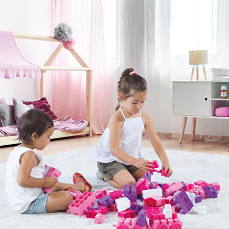 Dolu Unicorn Çantalı Mega Blok 45 Parça