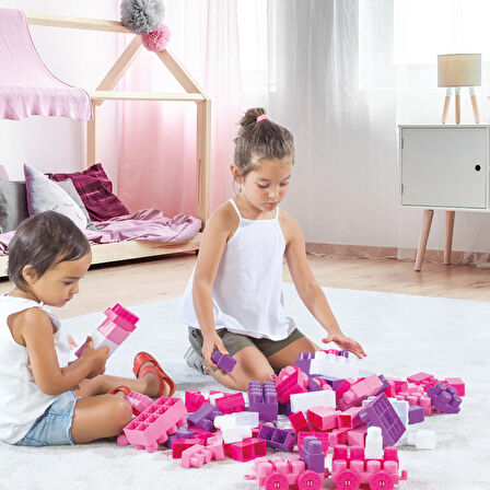 Dolu Unicorn Çantalı Mega Blok 45 Parça