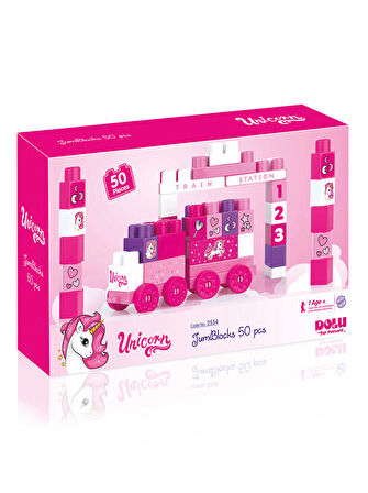 Unicorn Kutuda Mega Blok 50 Parça