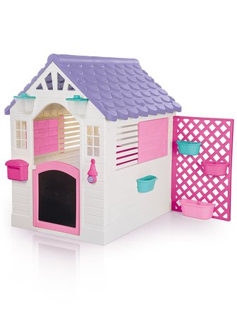Dolu Oyuncak Oyuncak Aksesuarlı Oyun Evi - Pembe