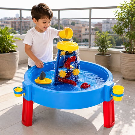 Arlina Home Kids 3'ü 1 Arada Aktivite Masası Su Kum Oyun Seti