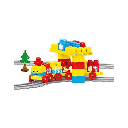 58 Parça Tren ve Yol Lego Yapım Oyun Seti