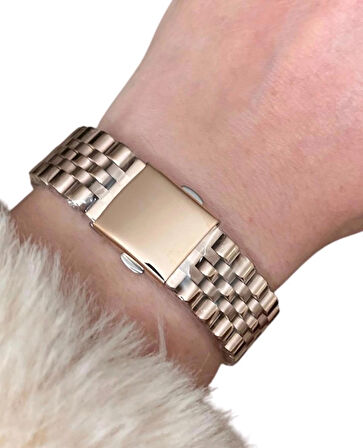 Ferrucci  Rosegold Çelik Şık Yeni Sezon Kadın Kol Saat+Bileklik Hediye
