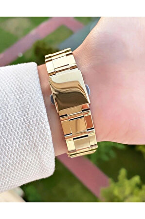 Ferrucci Gold Renk Spor Şık Kasa Çelik Kordon Kadın Kol Saati