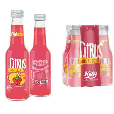 Citrus Gazoz Limon-Çilek (24 adet)