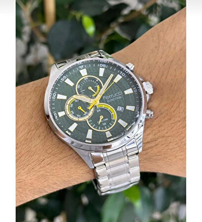 Ferrucci Fonksiyonları Aktif Takvimli Çelik Erkek Kol Saati