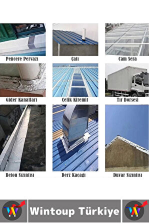 Ultra Güçlü Su Geçirmez Isıya Dayanıklı Alüminyum Folyo İzolasyon Tamirat 72 Mm X 2 Metre Çamur Bant