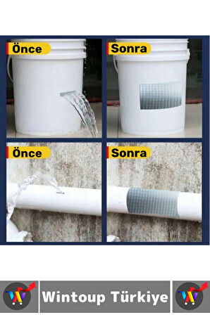 Ultra Güçlü Su Geçirmez Isıya Dayanıklı Alüminyum İzolasyon Tamirat 72 Mm X 2 Metre Çamur Bant 5 Adt