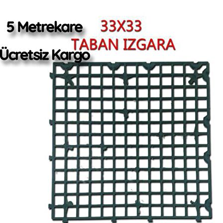 5 m2 Ücretsiz Kargo Güvercin Kümes Taban Izgarası 5 M2 Toplam 45 Adet Tavuk Taban Izgara, Yer Izgara