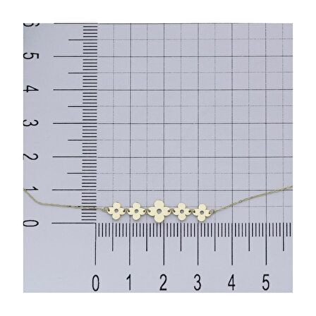 14 Ayar Altın Yonca Kolye