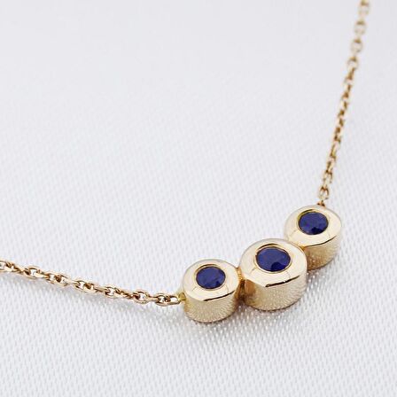 Safir Tria Kolye 
