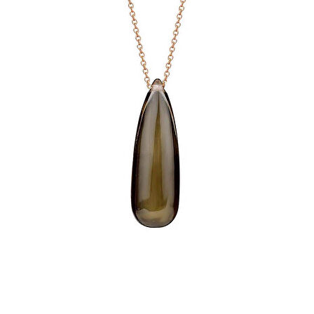 11.85 Karat Smoky Damla Kolye PN1794-15