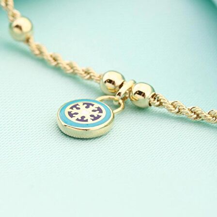 14 Ayar Altın Mineli Bileklik