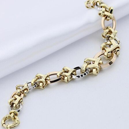 3 Renk Altın Hallow Bileklik