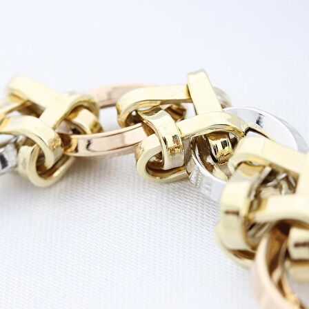 3 Renk Altın Hallow Bileklik