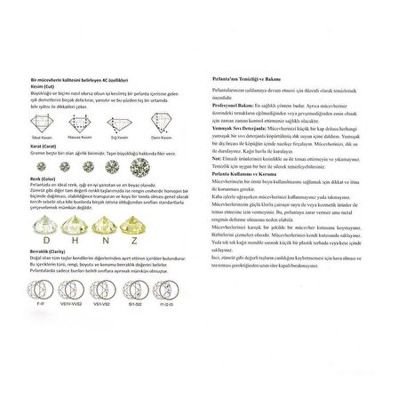 0.30 Karat E vs2 GIA Sertifikalı Tektaş Yüzük