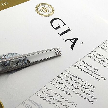 0.50 Karat D vs2 GIA Sertifikalı Pırlanta Tektaş Yüzük