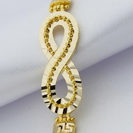 Altın Sonsuzluk Bileklik