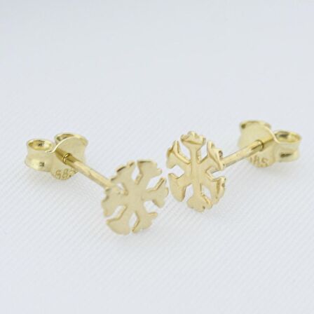 Altın Kar Tanesi Tragus Küpe