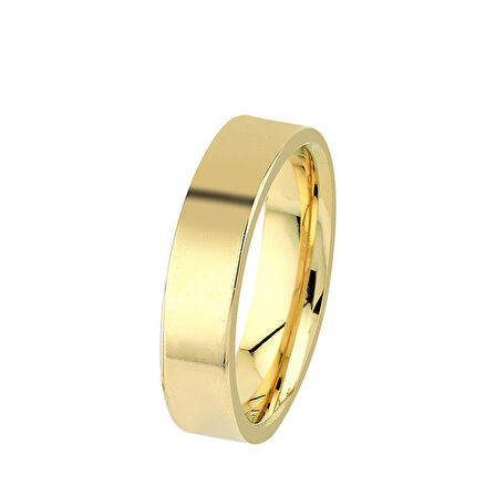 Kadın 4.5mm Kibrit Çöpü Altın Alyans