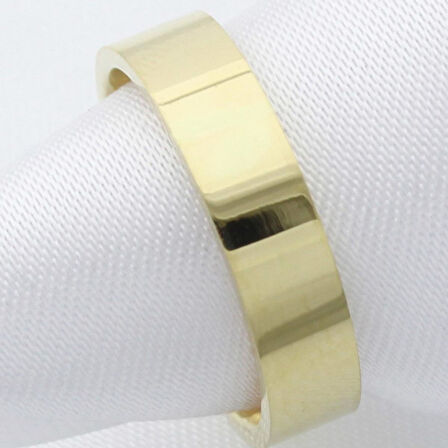 Kadın 4.5mm Kibrit Çöpü Altın Alyans