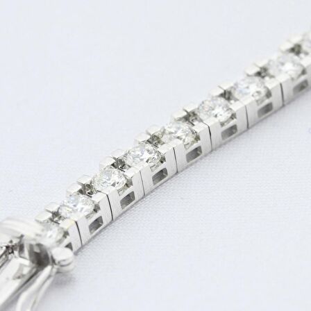 6.29ct (G-H vs) Pırlanta Suyolu Bileklik
