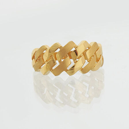 22 Ayar Altın Gurmet Yüzük-15 ölçü