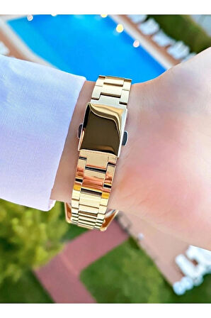 Ferrucci Gold Renk Çelik Spor Tasarım Şık Kadın Kol Saati
