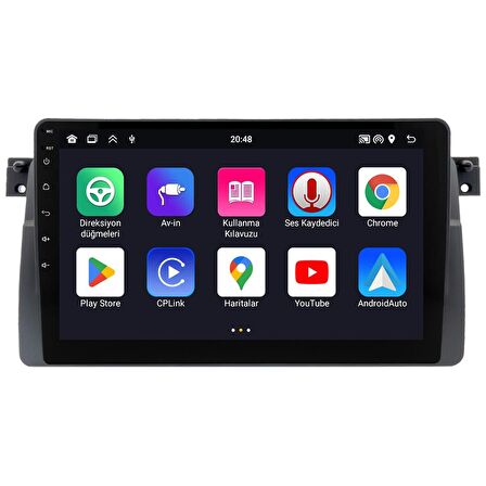 BMW 3 Serisi E46 Android Multimedya Sistemi (1997-2003) CRV4032XP