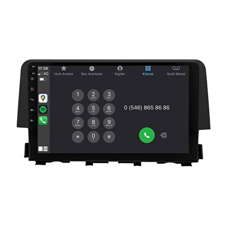 Honda Civic FC5 Android Multimedya Sistemi (2016-2021) CRV4146XP