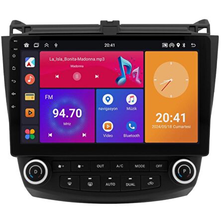 Honda Accord Android Multimedya Sistemi (2003-2008) CRV4148XP