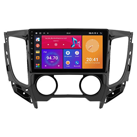 Mitsubishi L200 Android Multimedya Sistemi (2015-2019) CRV4366XP