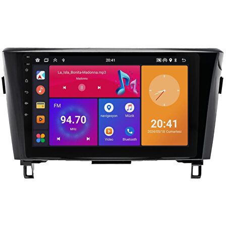 Nissan Qashqai Android Multimedya Sistemi (2014-2020) CRV4372XP