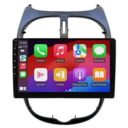 Peugeot 206 Android Multimedya Sistemi (2006-2011) CRV4427XP