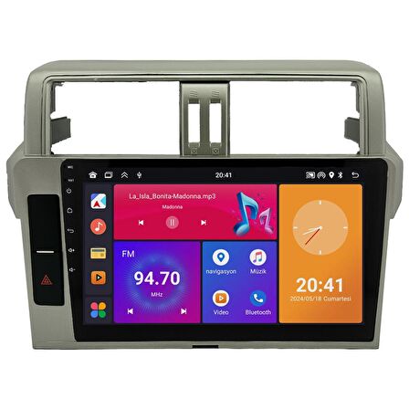 Toyota Prado Android Multimedya Sistemi (2014-2019) CRV4555XP
