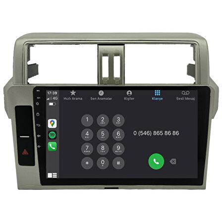 Toyota Prado Android Multimedya Sistemi (2014-2019) CRV4555XP