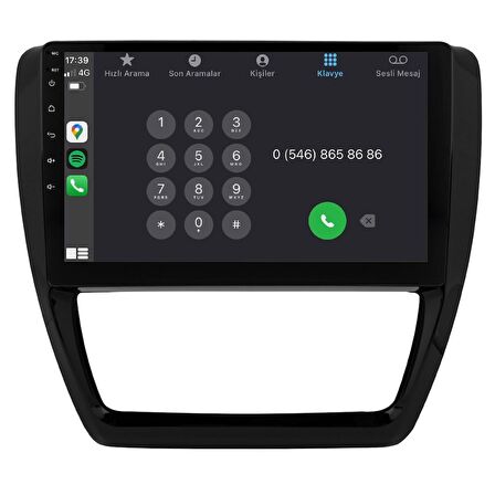 Volkswagen Jetta Android Multimedya Sistemi (2010-2018) CRV4650XP
