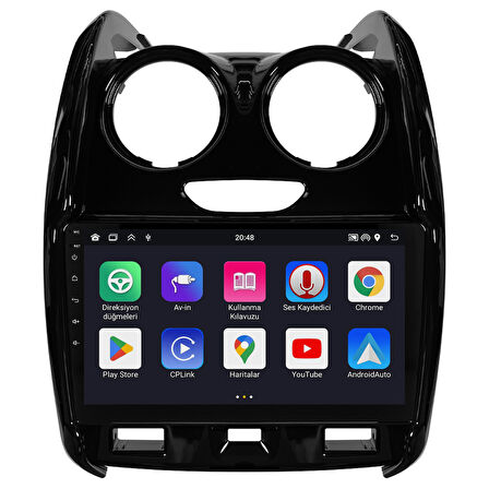 Dacia Duster Android Multimedya Sistemi (2015-2017) CRV4810XP