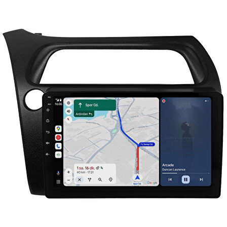 Honda Civic Hatchback Android Multimedya Sistemi (2005) CRV4814XP