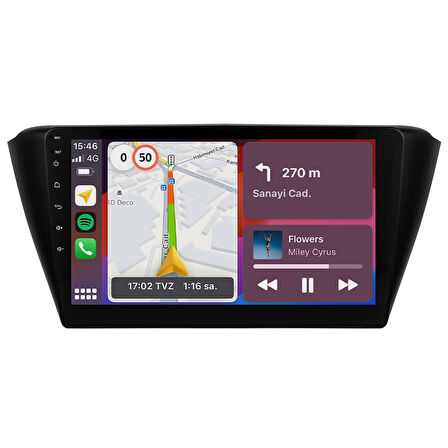 Skoda Fabia Android Multimedya Sistemi (2014-2018) CRV4818XP