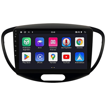 Hyundai I10 Android Multimedya Sistemi (2008-2012) CRV-4840XP
