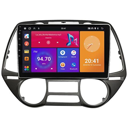 Hyundai I20 Android Multimedya Sistemi (2009-2012) CRV4284XP