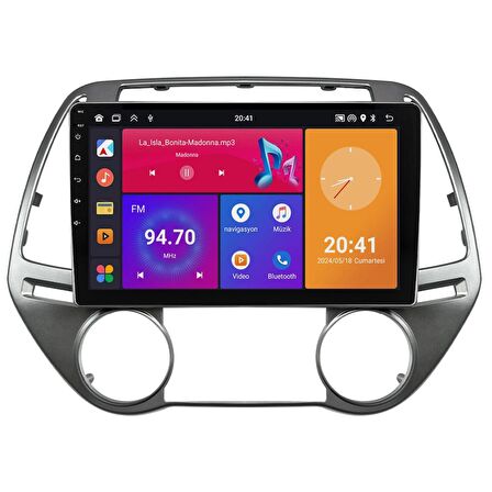 Hyundai I20 Android Multimedya Sistemi (2008-2012) CRV4285XP
