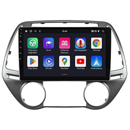 Hyundai I20 Android Multimedya Sistemi (2008-2012) CRV4285XP