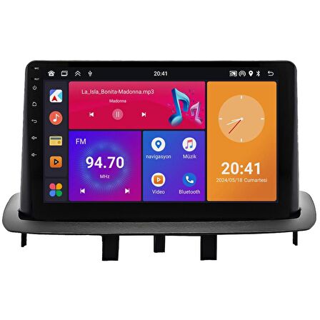 Renault Megane 3 Android Multimedya Sistemi (2010-2015) CRV4445XP