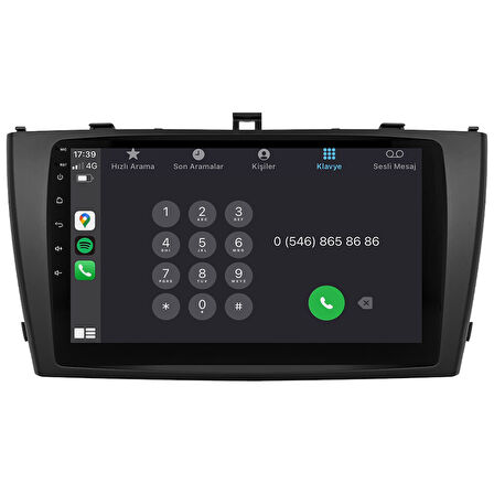 Toyota Avensis Android Multimedya Sistemi (2010-2014) CRV4554XP