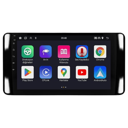 Skoda Scala Android Multimedya Sistemi (2021+) CRV4946XP Piano Black Çerçeve