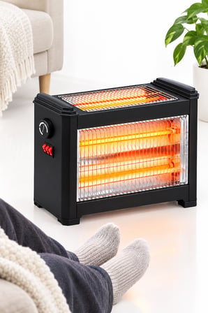 Hızlı Isıtma Sağlayan 1800 Watt Elektrikli Rezistanslı Soba